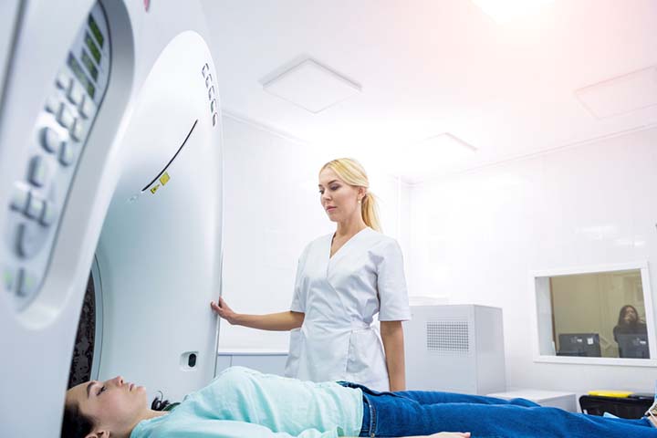 CT scan is used to detect abnormalities present in the body.