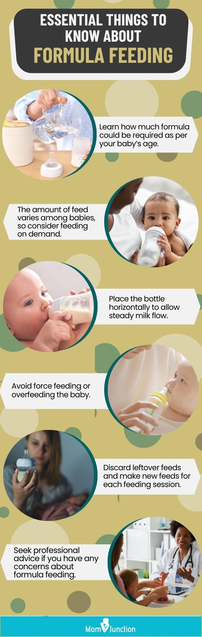 essential things to know about formula feeding (infographic)