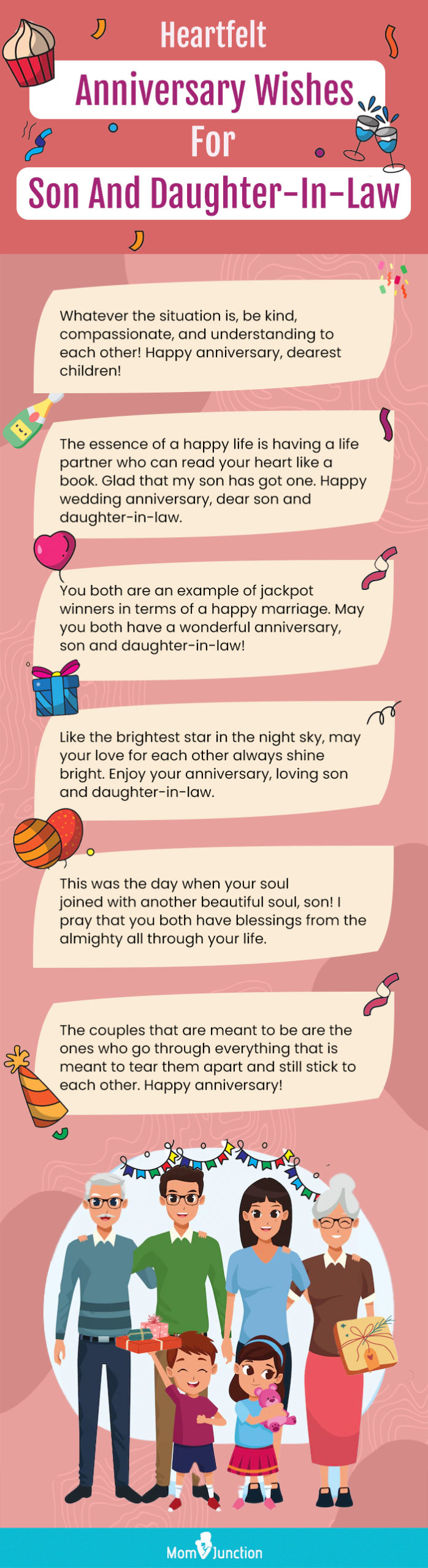 50+ Anniversary Wishes For Son And Daughter-In-Law