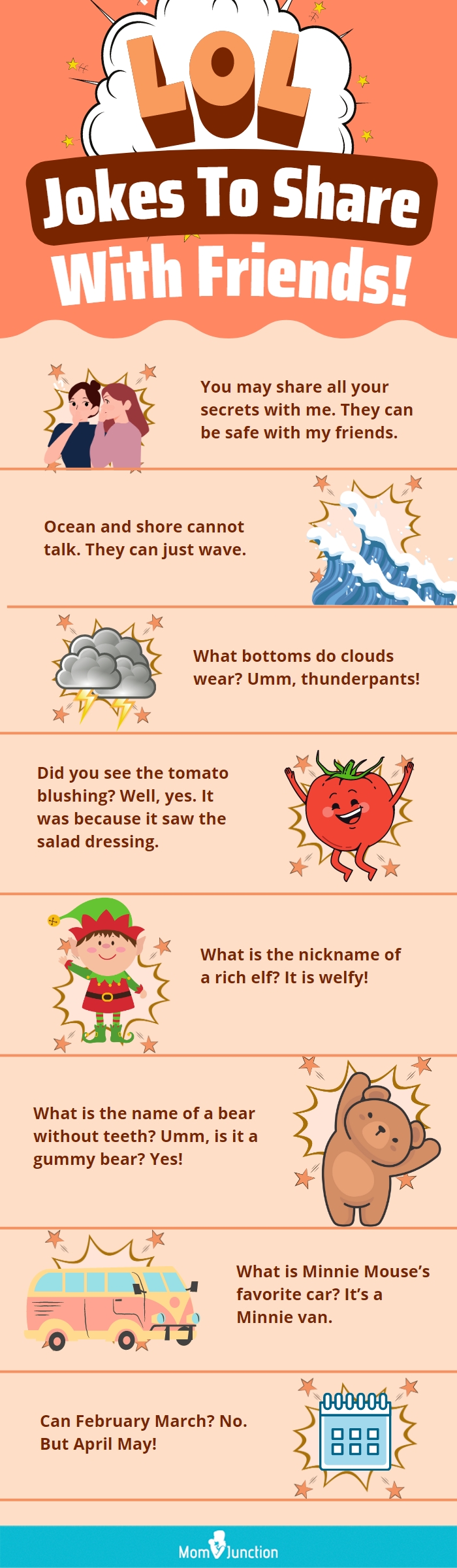 funniest jokes to tell friends (infographic)