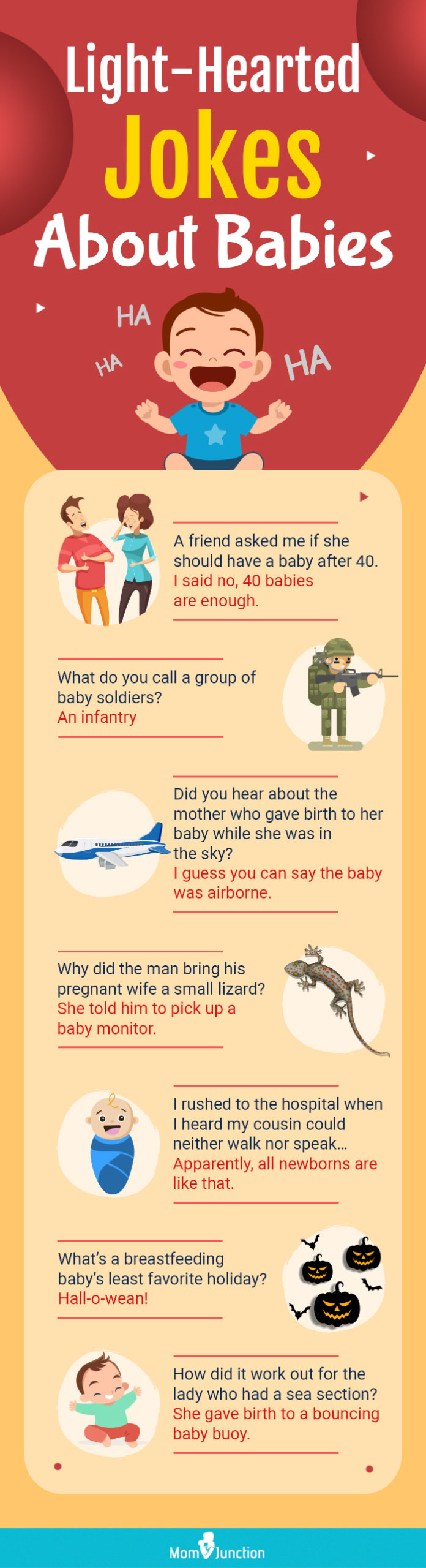 jokes about babies (infographic)