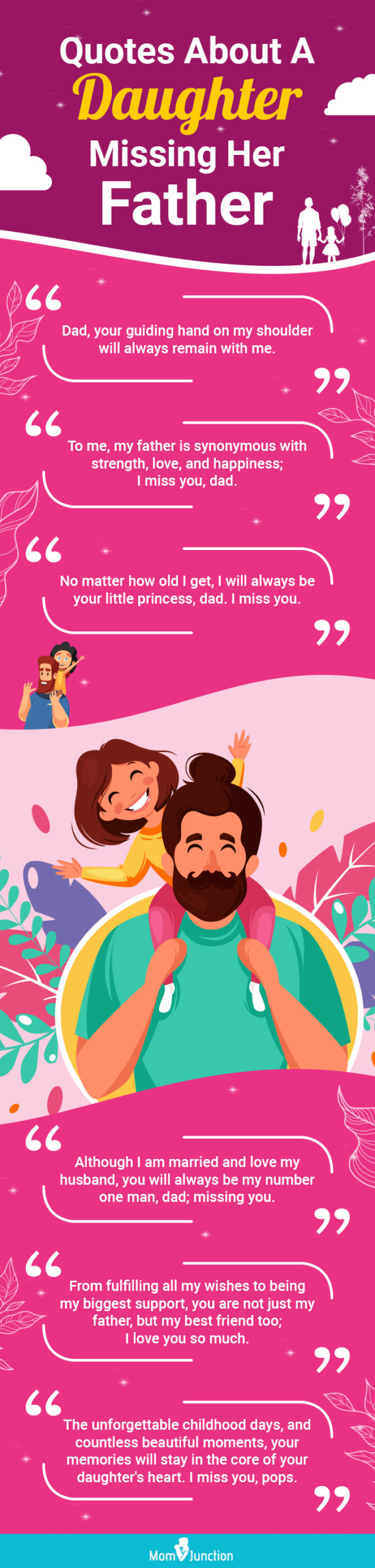 101 Best 'Missing You Dad' Quotes From Daughter And Son