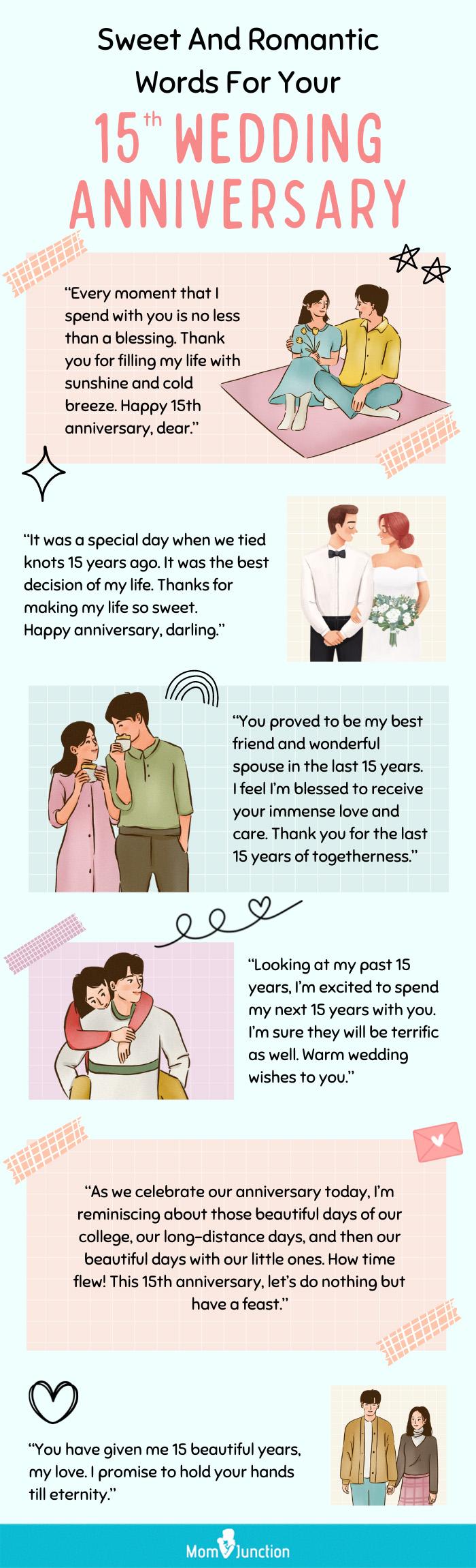 75 Best 15 Year Anniversary Quotes And Wishes