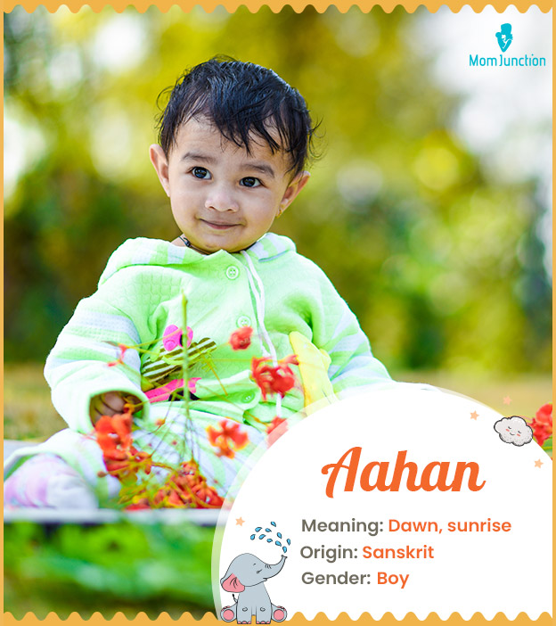 Aahan, a boy name