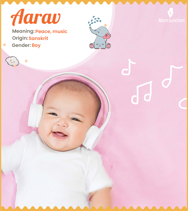 Aarav, a melodious name with a rustling sound