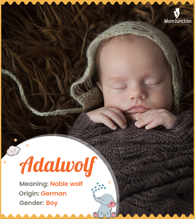 Adalwolf means noble wolf