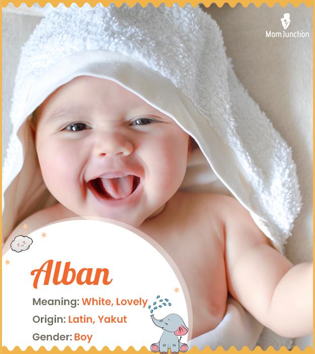 Alban, a masculine name with rich history.