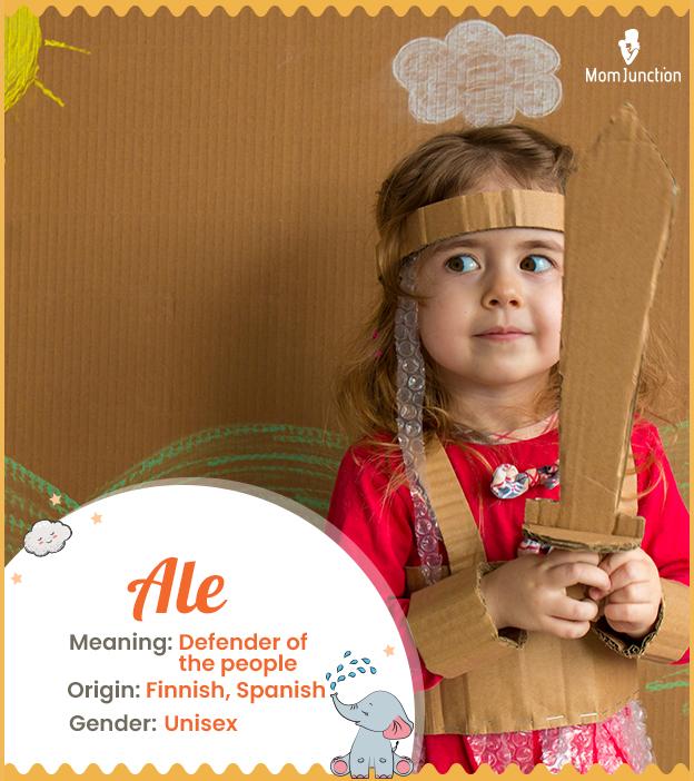 Ale Name Meaning, Origin, History, And Popularity MomJunction