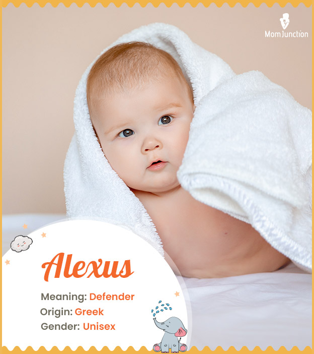 Alexus, means defender.