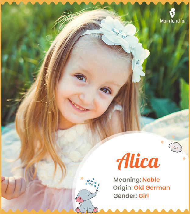Alica Name Meaning, Origin, History, And Popularity