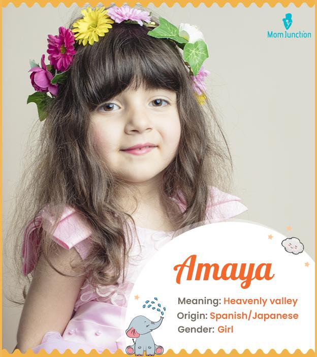 Amaya is a divine name