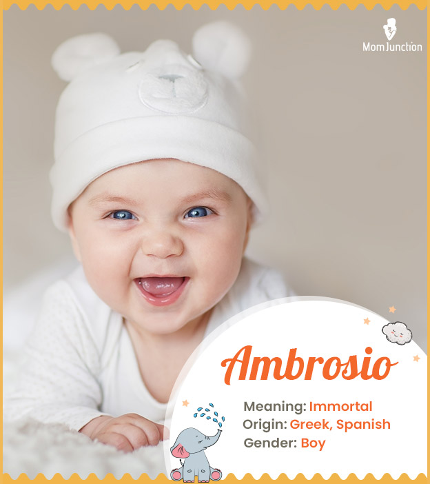 Ambrosio meaning Immortal