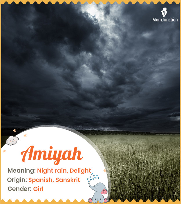 Amiyah, a melodious name for your girl
