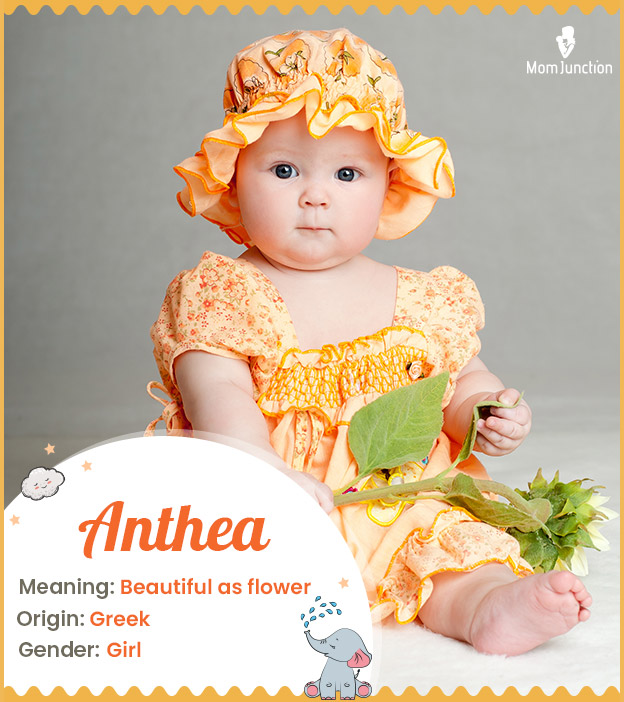 Anthea, referring to someone as beautiful as a flower