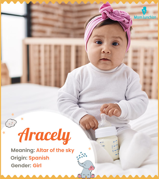 Aracely, a name resembling a altar