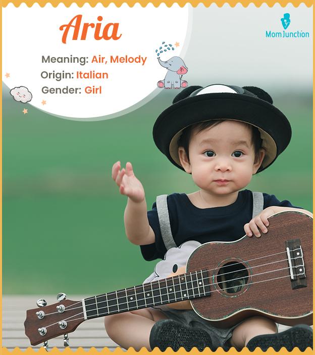 Aria Name Meaning, Origin, History, And Popularity