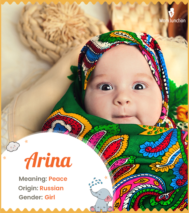 Arina, meaning peace