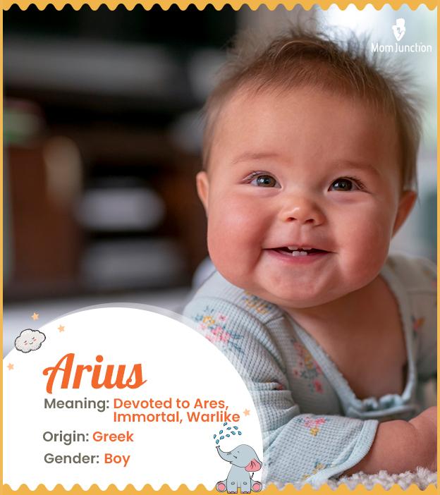 Arius, a boy name