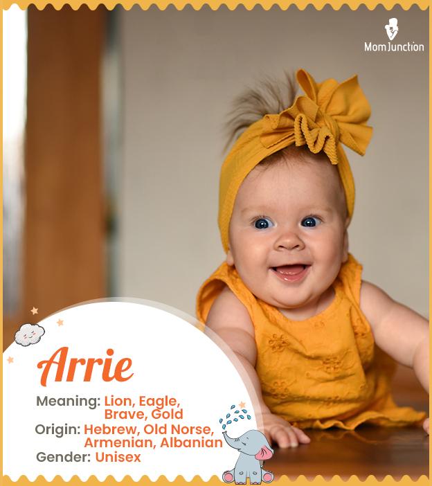 Arrie means lion, ea