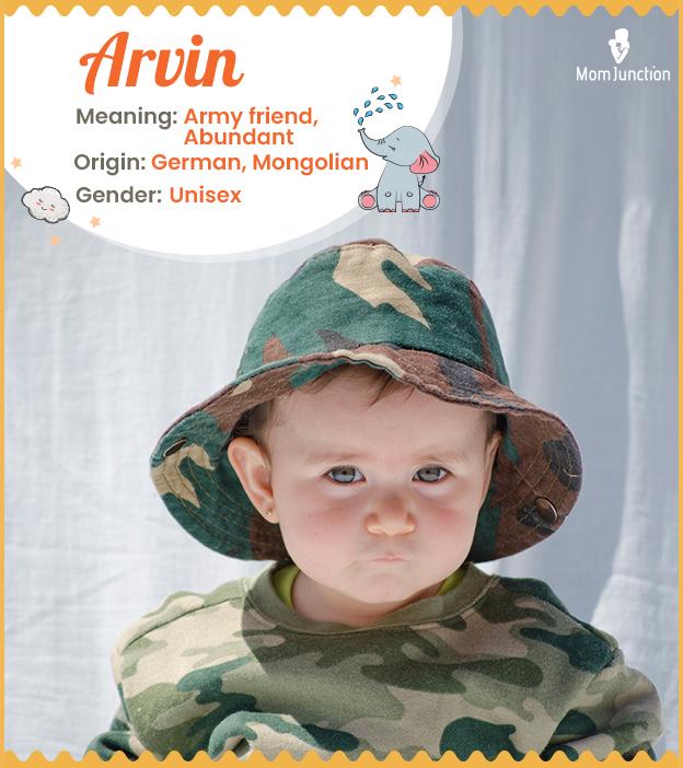 Arvin, a beautiful name