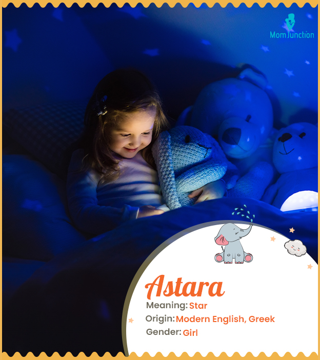 Astara, a sweet Greek name for your little star.