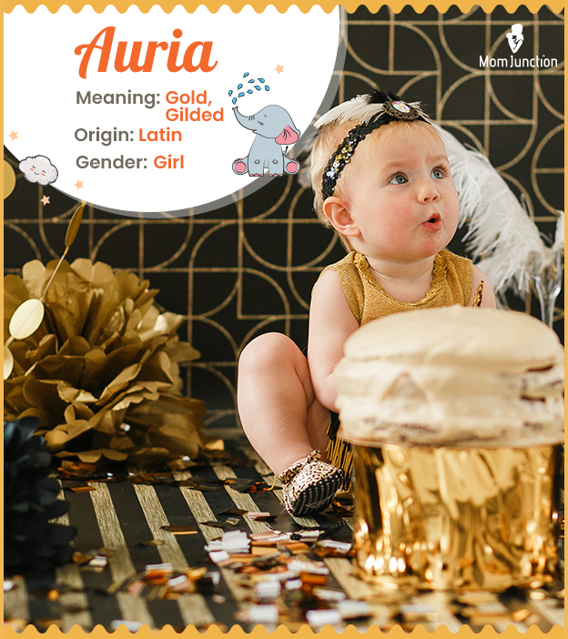 Auria, meaning gold