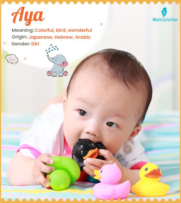 Aya, a colorful girl