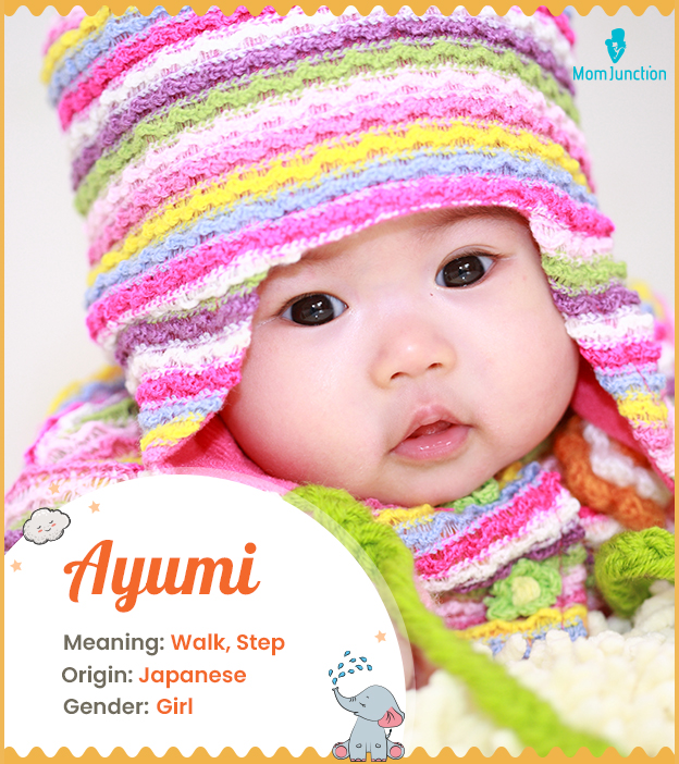 Ayumi, meaning walk or step
