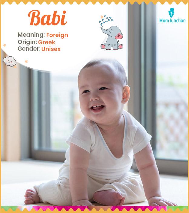 Origin, Meaning & Other Facts About Baby Name Babi