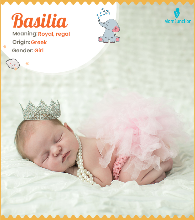 Basilia, a regal name for your little princess