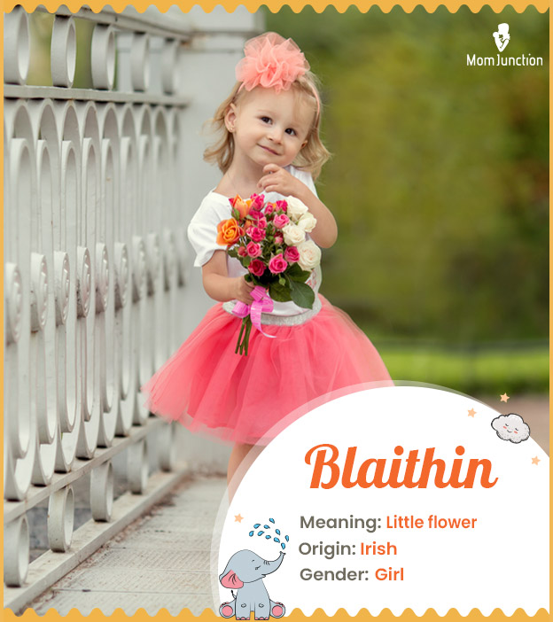 Blaithin, meaning little flower