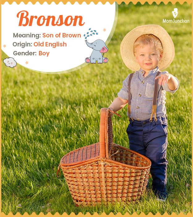 Bronson Name Meaning, Origin, History, And Popularity MomJunction