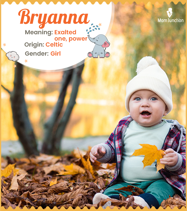 Bryanna, meaning exalted or power