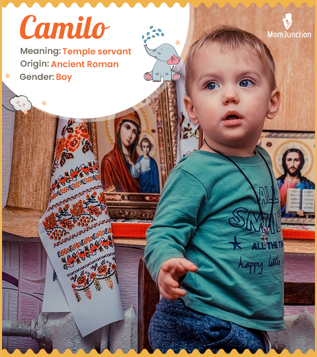 Camilo, meaning temple servant