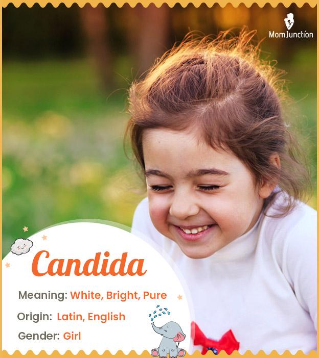 Candida meaning white and pure