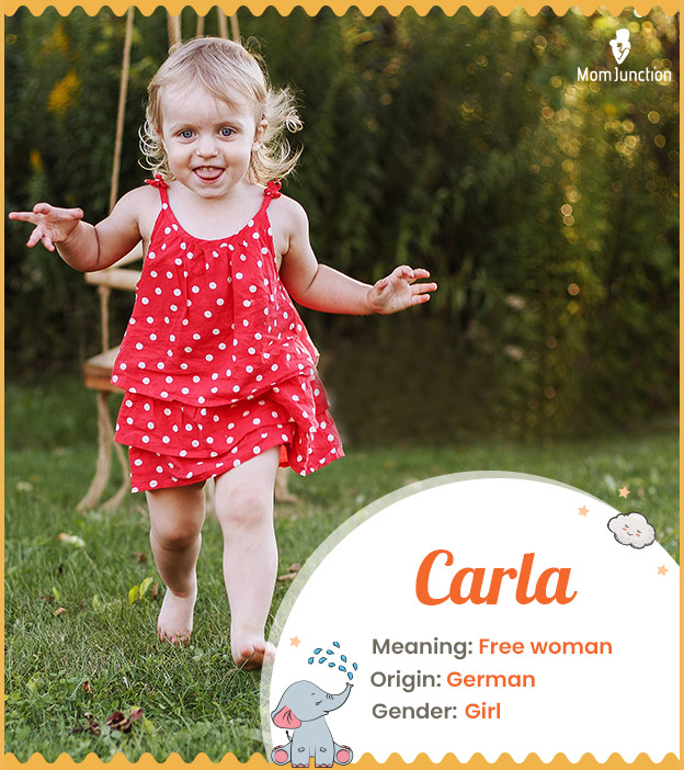 Carla meaning Free woman