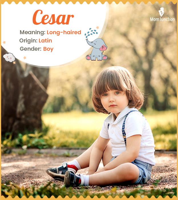 Cesar Name Meaning, Origin, History, And Popularity