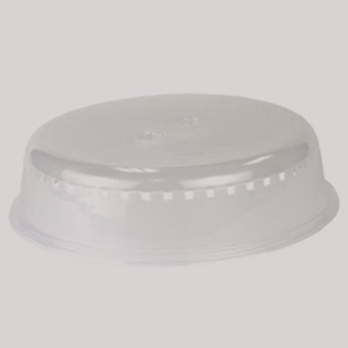 Plastic Microwave Plate Cover Clear Steam Vent Splatter Lid 10.25