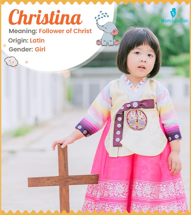 Christina, a beautiful girl name