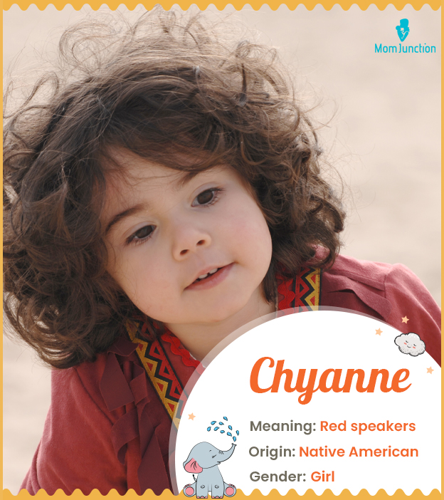 Chyanne means people of a different language