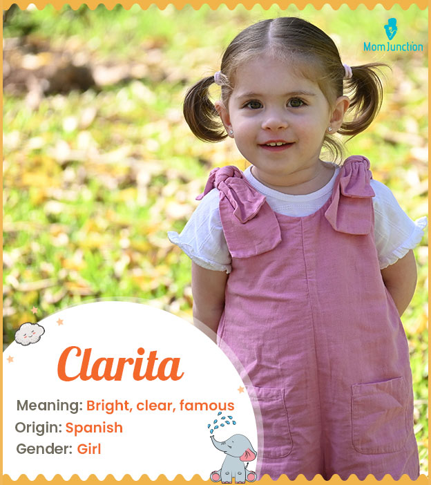 Clarita means bright