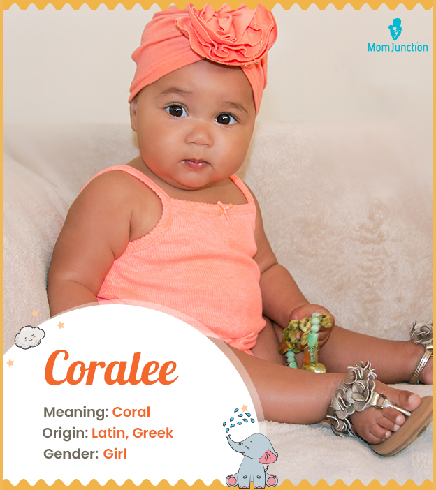 Coralee means coral