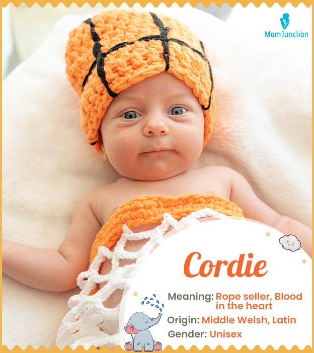 Cordie, meaning cord or string
