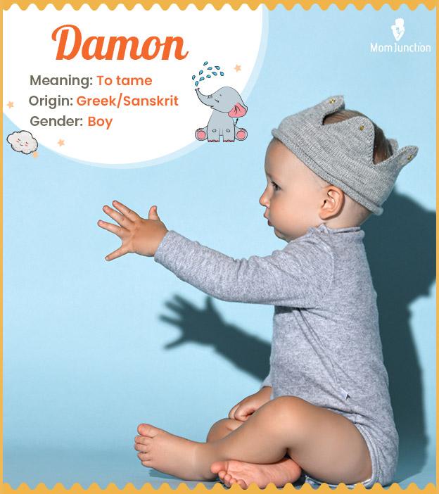 Damon Name Meaning Origin History And Popularity MomJunction