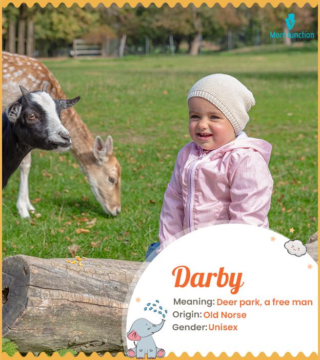 Darby, a unisex name with varied meanings