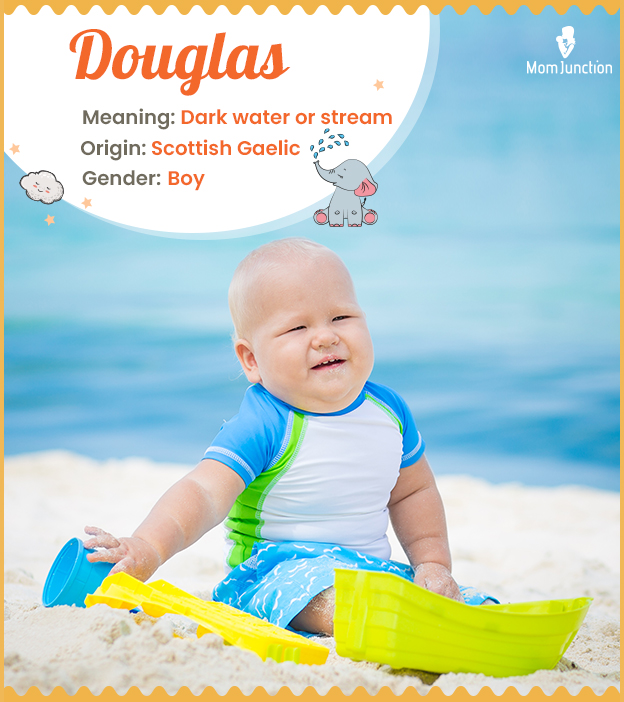 Douglas, meaning dark water