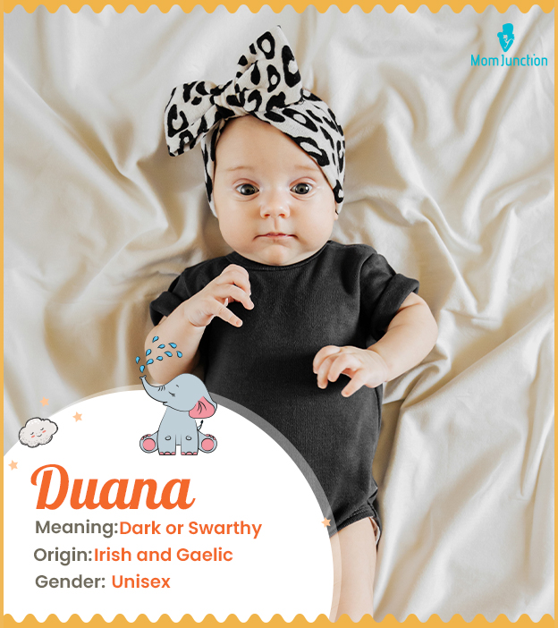 Duana meaning swarthy