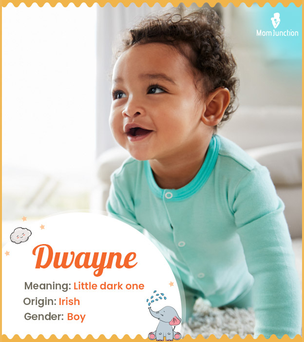 Dwayne means little dark one