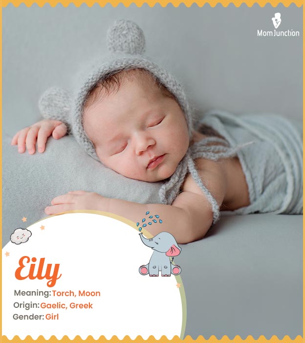 Eily, encompassing the beauty of the moon