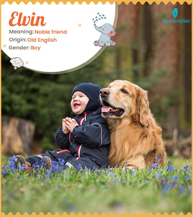 Elvin means noble fr